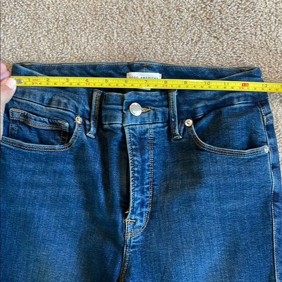 Good American Dark Blue Skinny Jeans - Picture 6 of 8